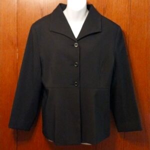 SERGIO DONNA Y2K BRAND BLACK BLAZER